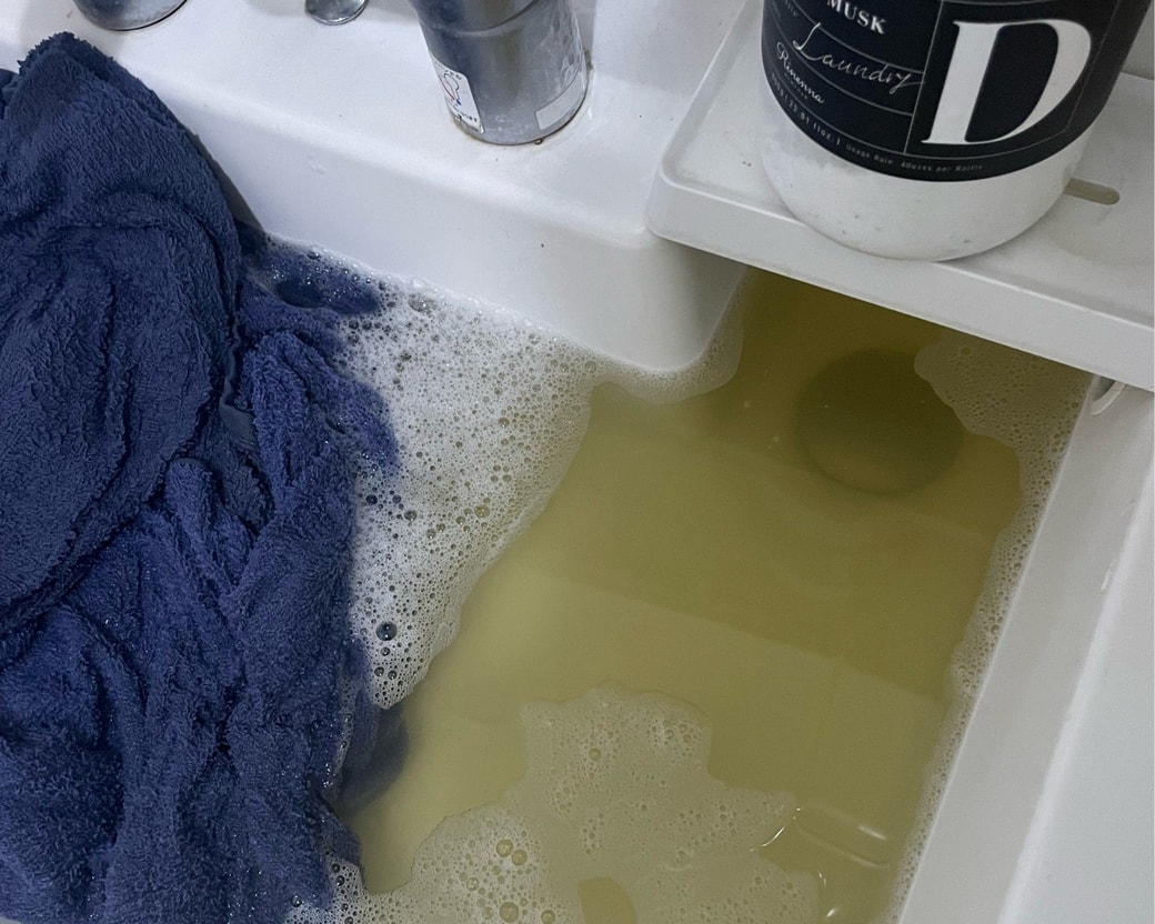 タオルの汚水2