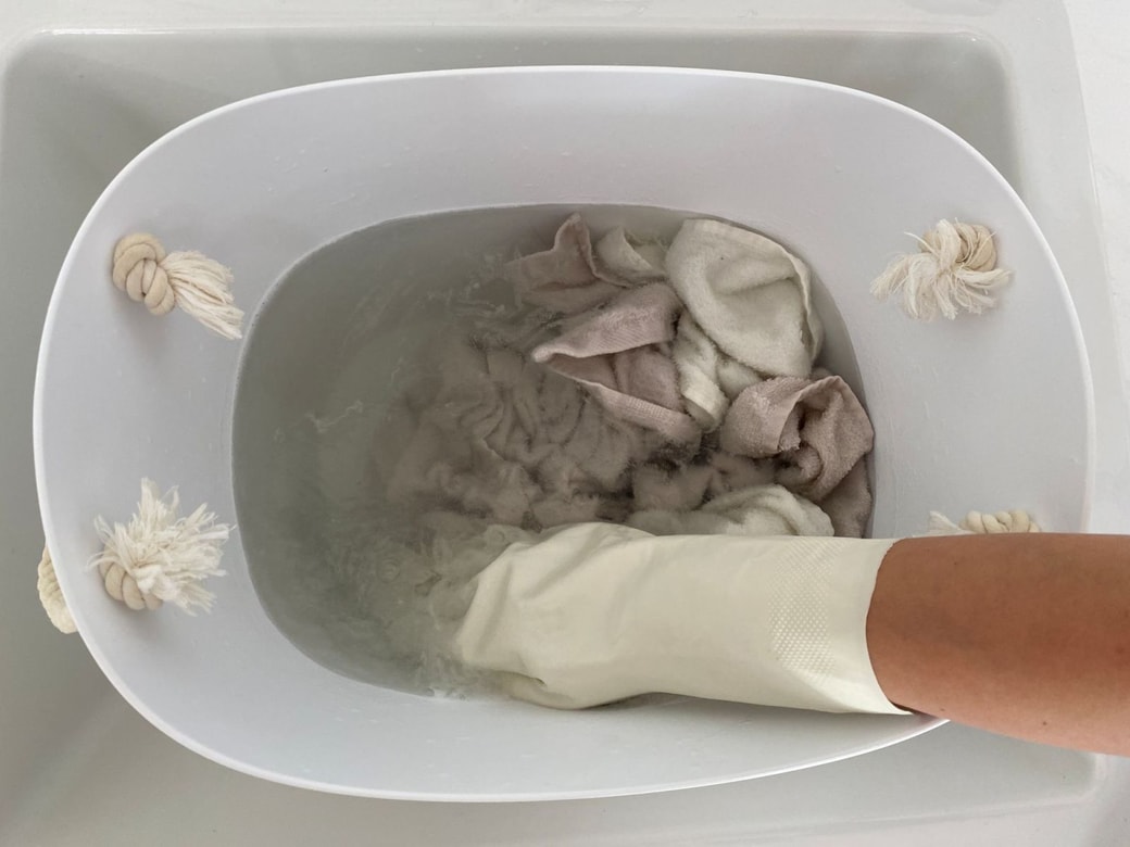 水を吸う＝汚れが残りやすい
