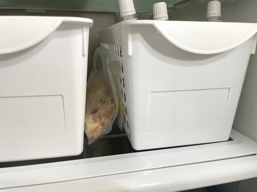 すき間に埋もれてしまい食品ロスに