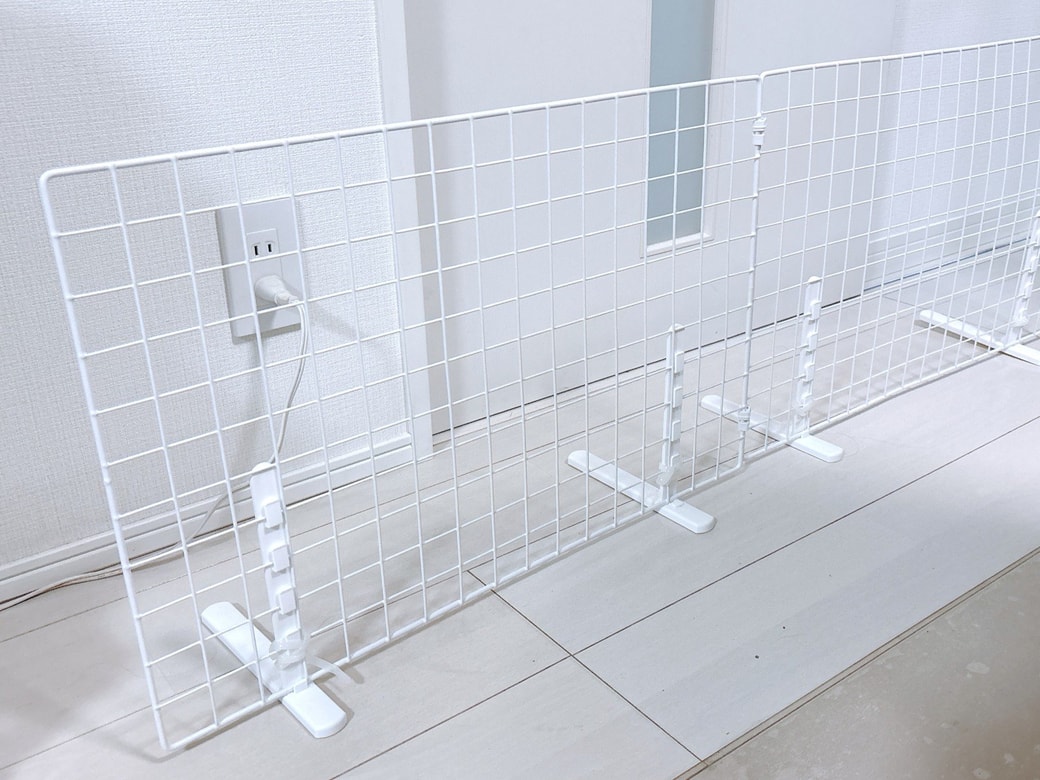 ペット用の通せんぼとして使用している様子