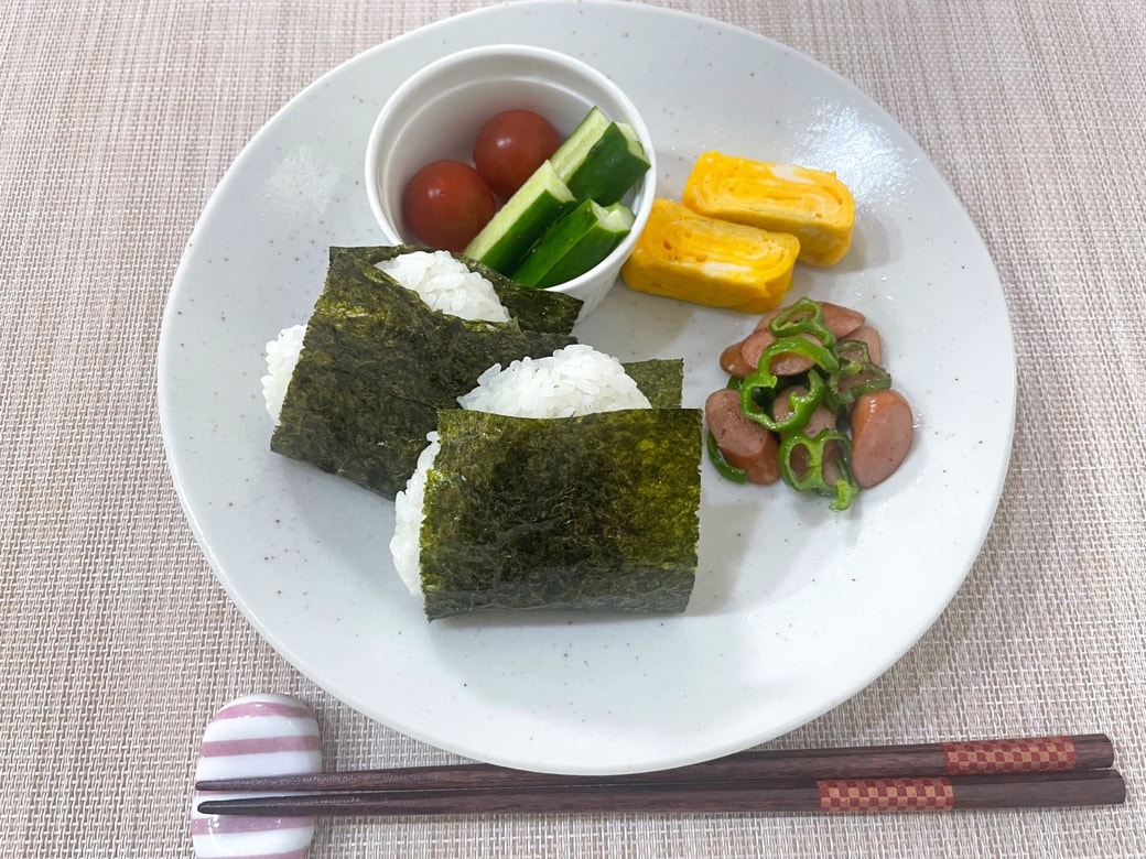 鮭マヨおにぎりプレート