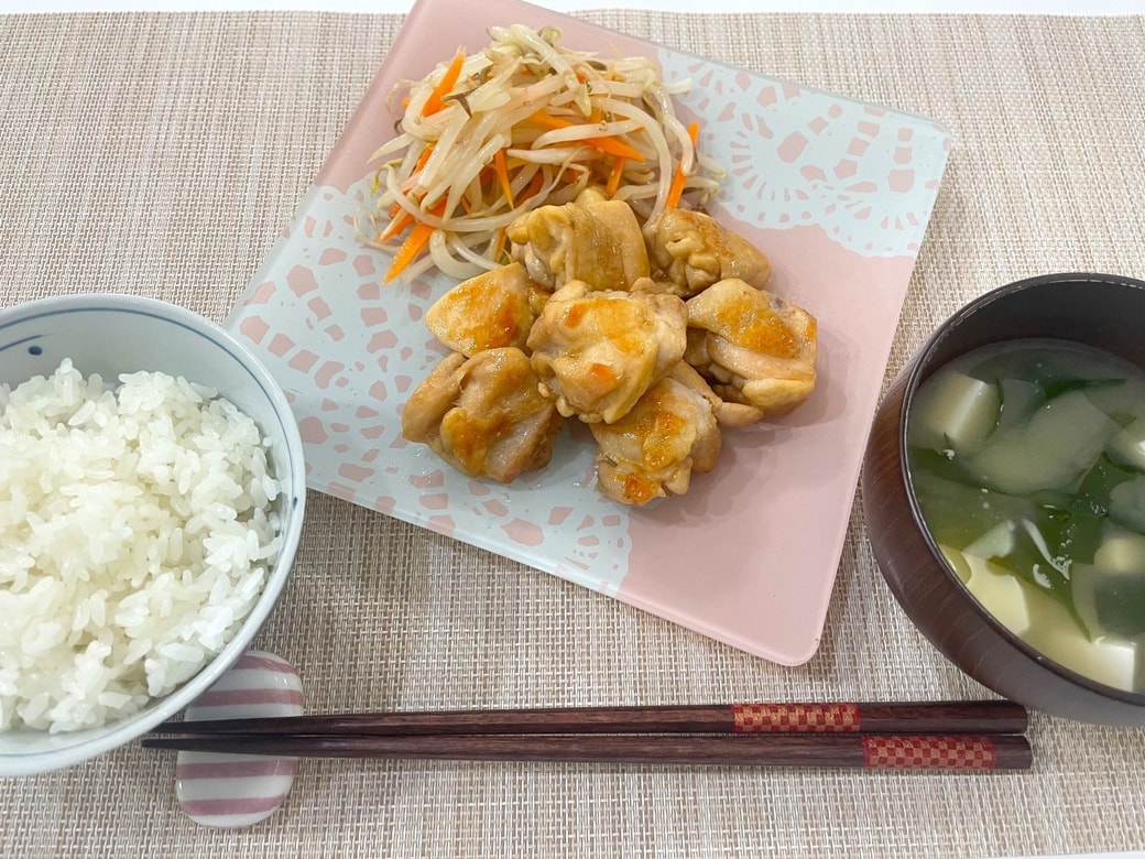 鶏の照り焼き定食