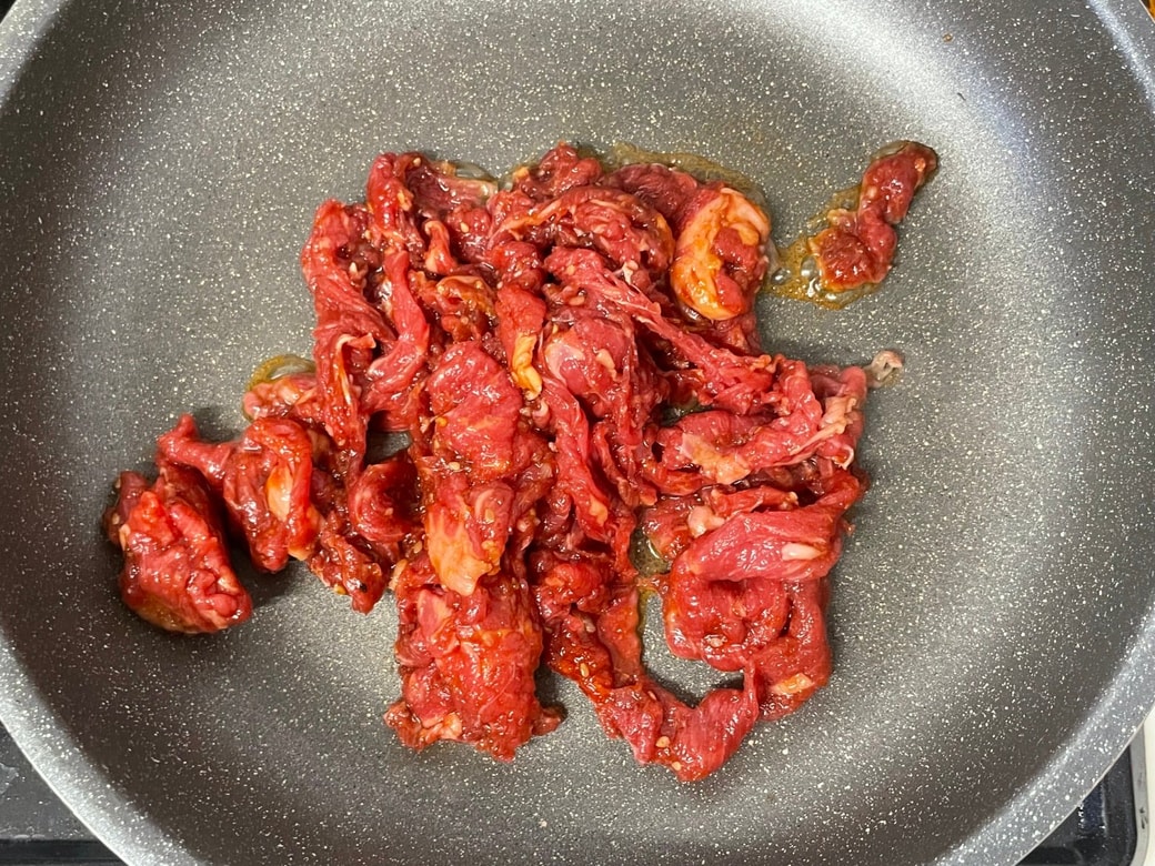 牛肉のスタミナ炒め