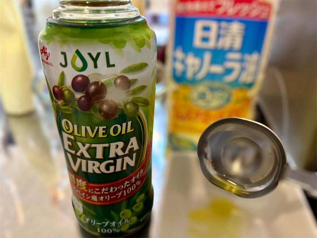 オリーブオイルとマヨネーズ
