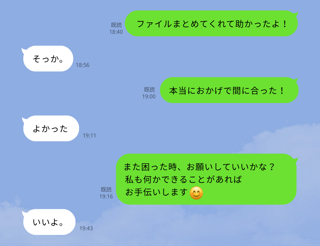 LINE会話