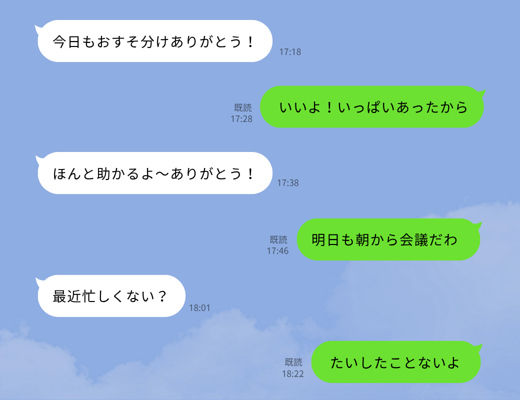 LINE会話