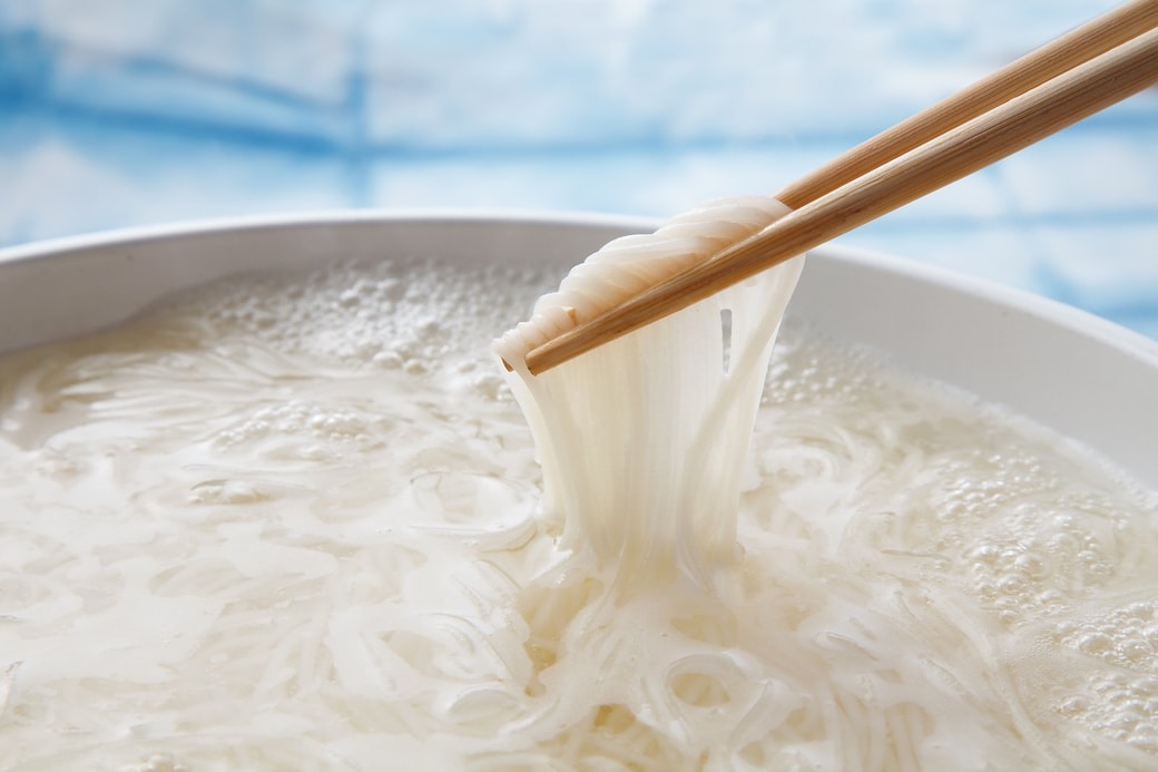 茹でたてのぬるいそうめんは美味しさ半減