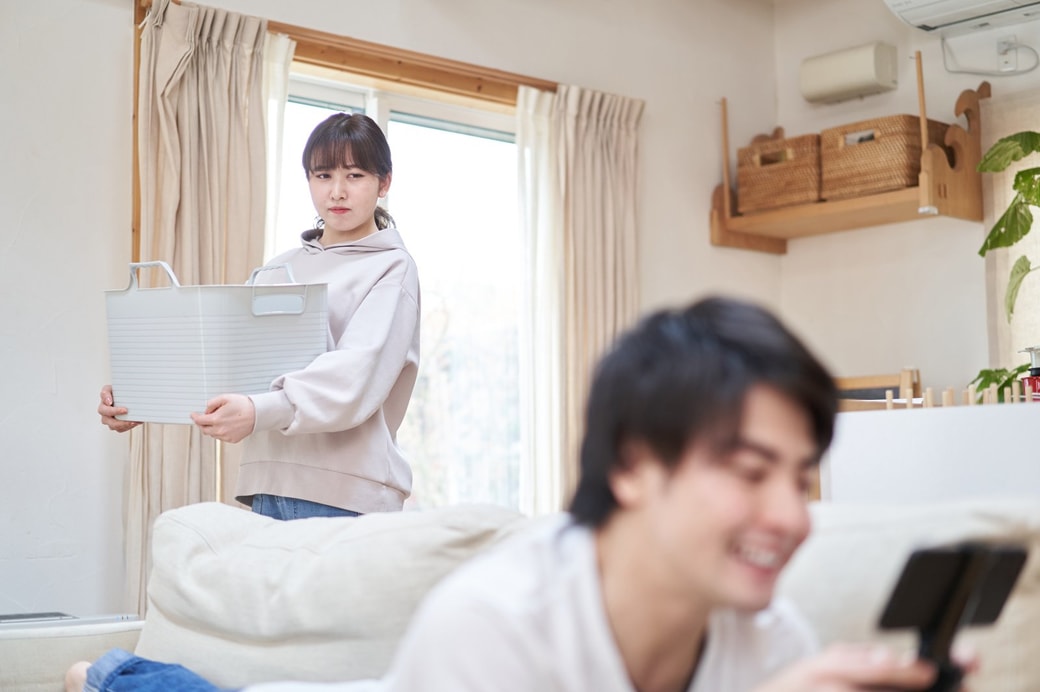 家事をしない夫