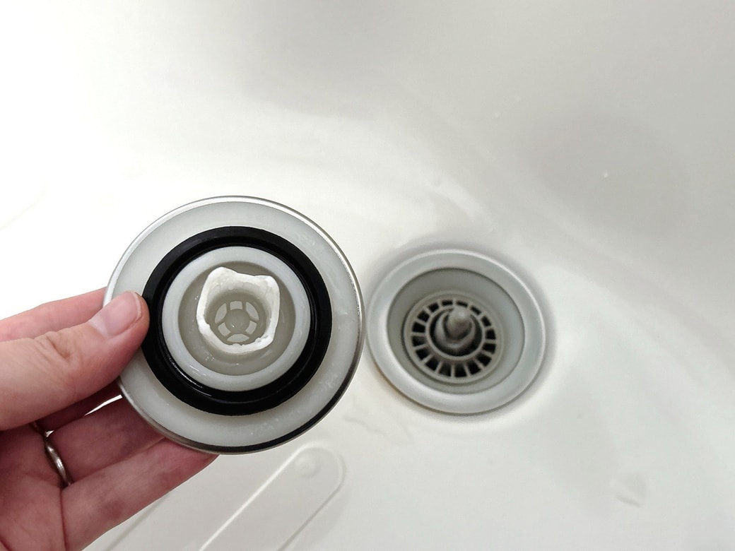 排水口のふたと排水コア
