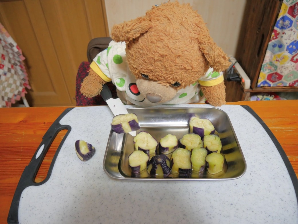 煮汁に漬け込む