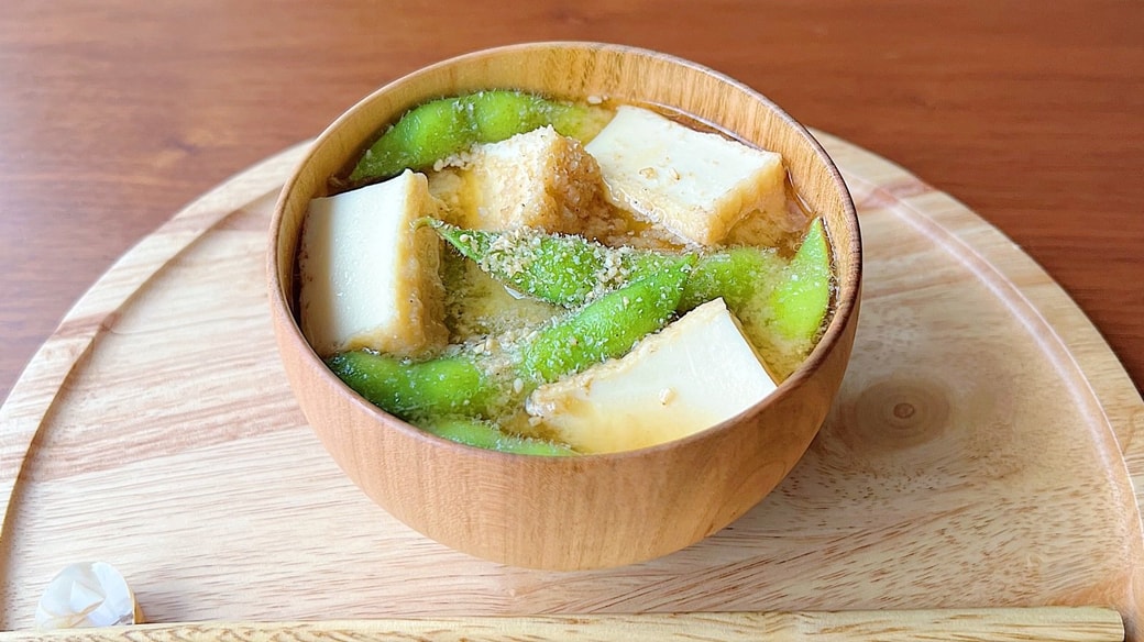 枝豆のみそ汁