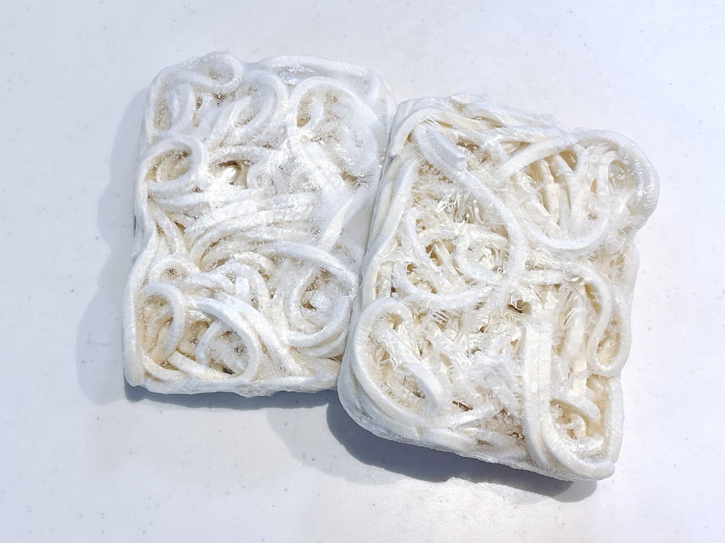 小分けタイプの冷凍うどん