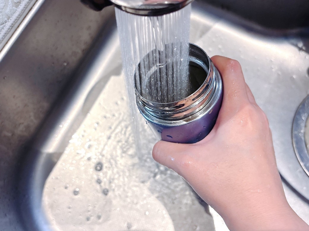 水ですすいだら乾かす
