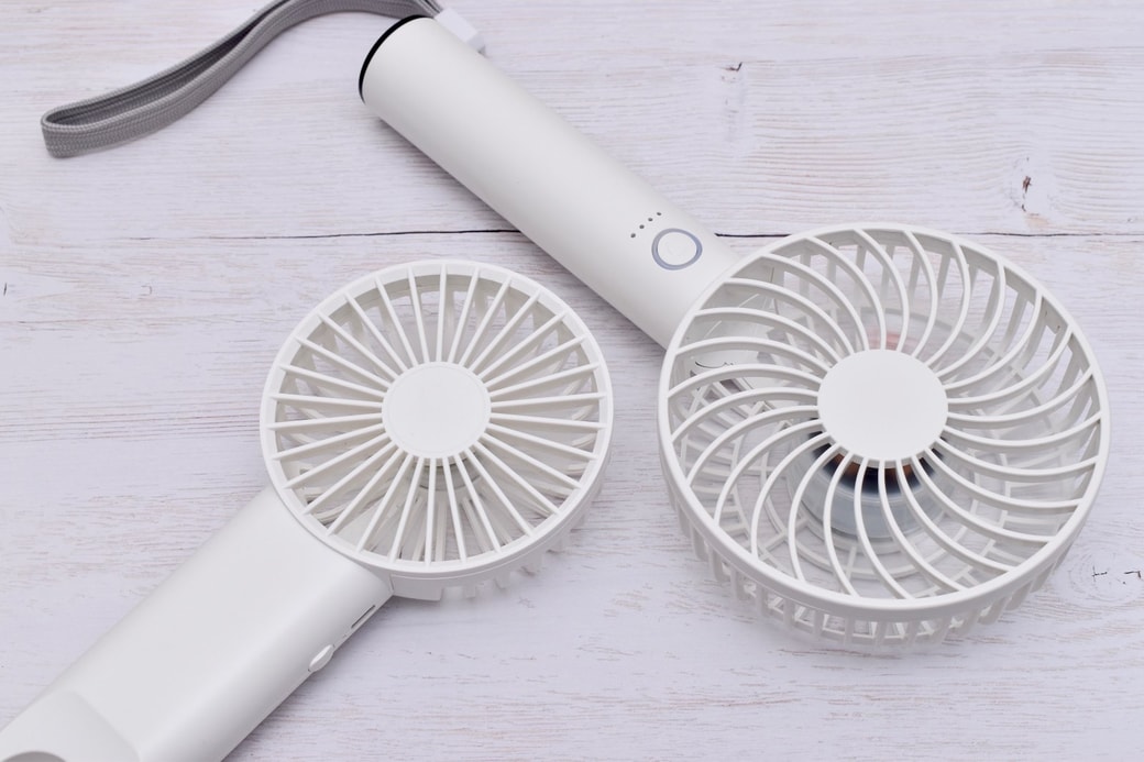 充電式のハンディファン