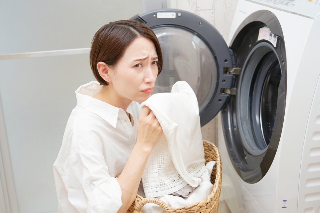 洗濯する人