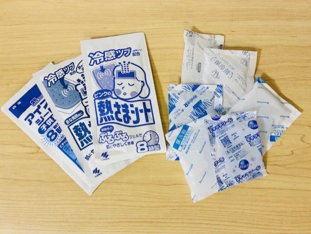 冷却シートや保冷剤で夏の暑さをやわらげる