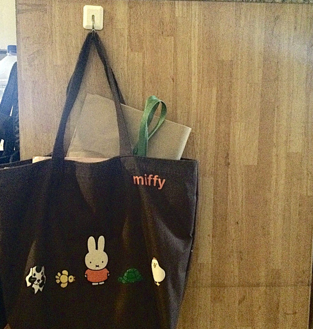 エコバッグを余った紙袋の収納に使う