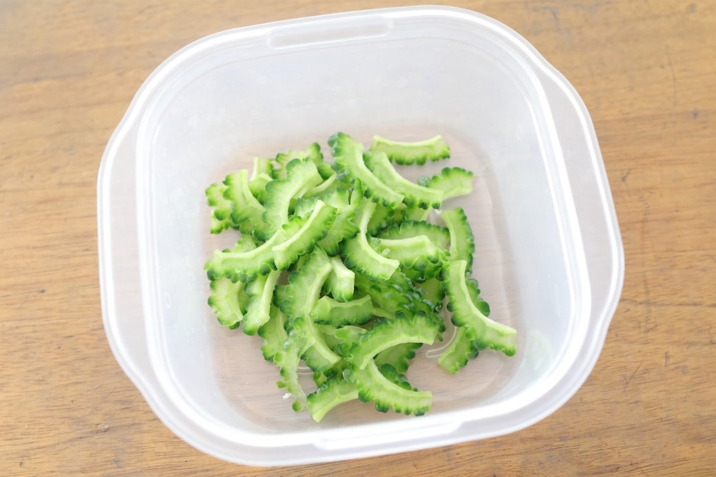 「ゴーヤの昆布おにぎり」