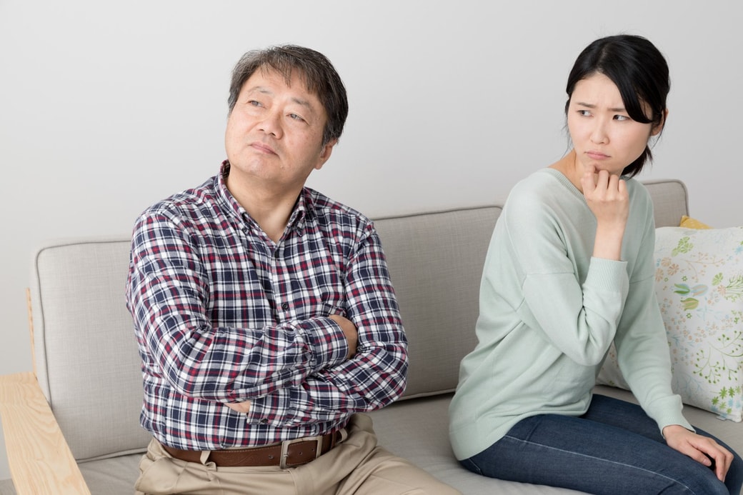 意見の合わない親子