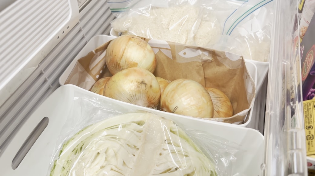 野菜室で保存