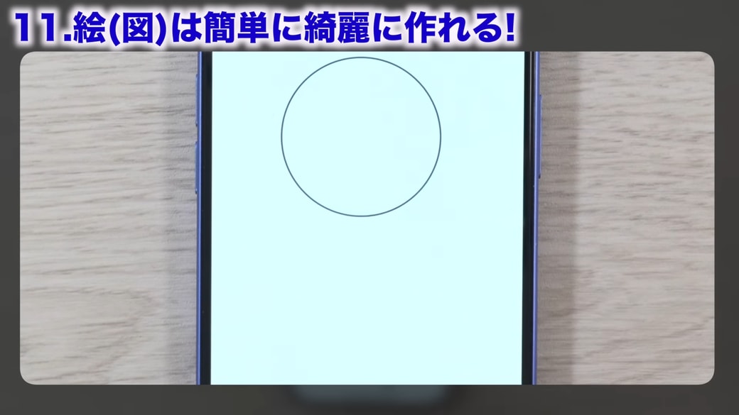 自動で補正がかかる