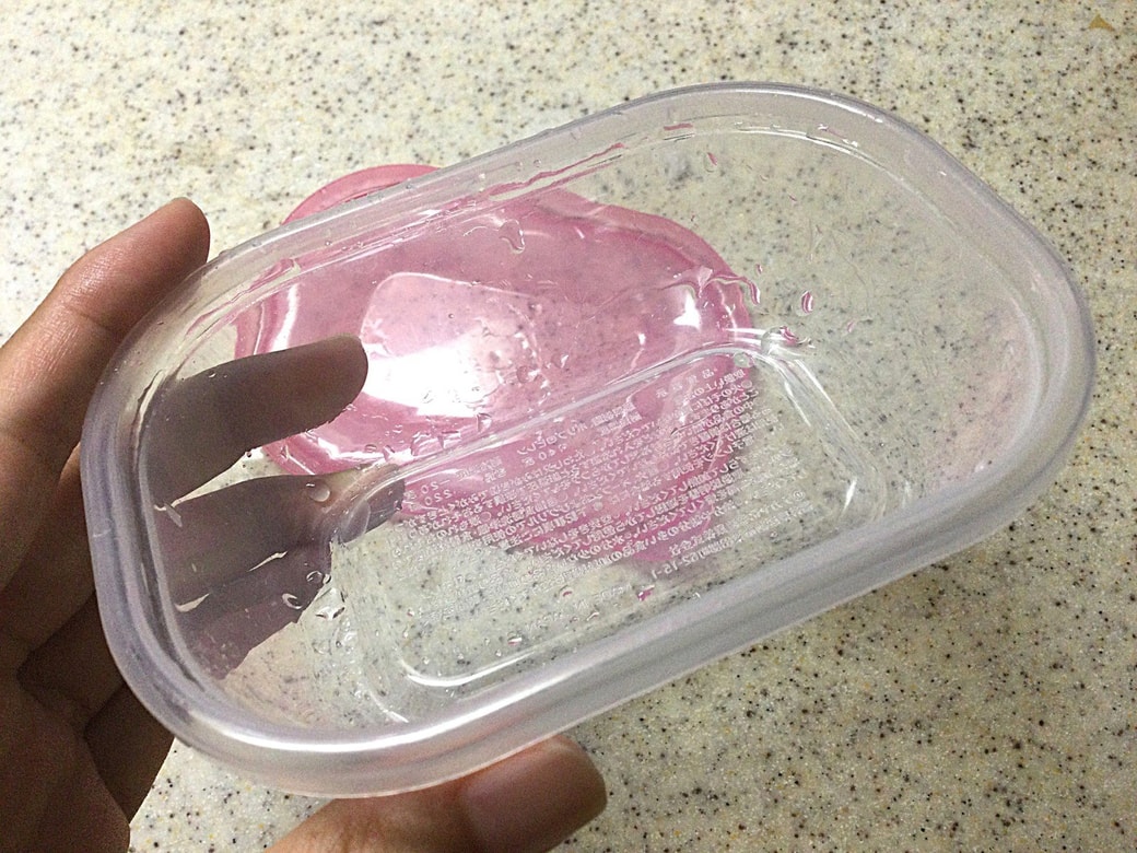 きれいになったタッパー