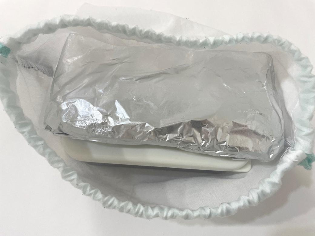 お弁当に入れて持ち歩く