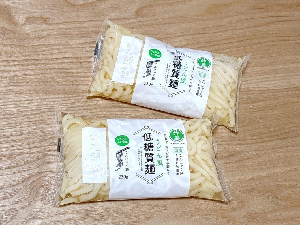 業務スーパーのこんにゃくうどん