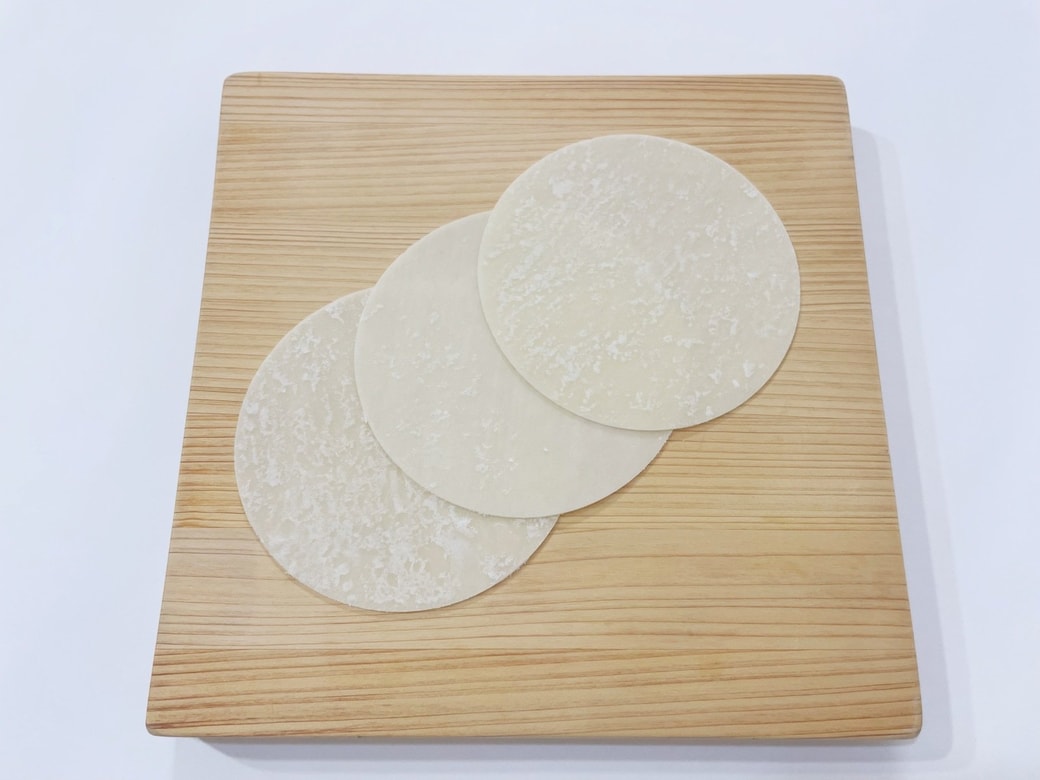 数枚だけ余ってしまった餃子の皮