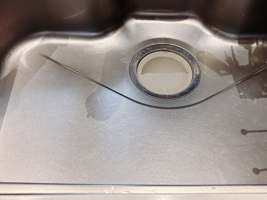掃除後のシンク