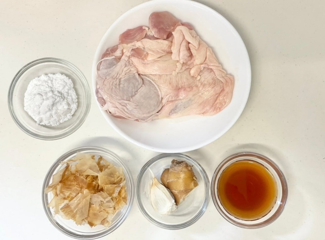 鰹節唐揚げ