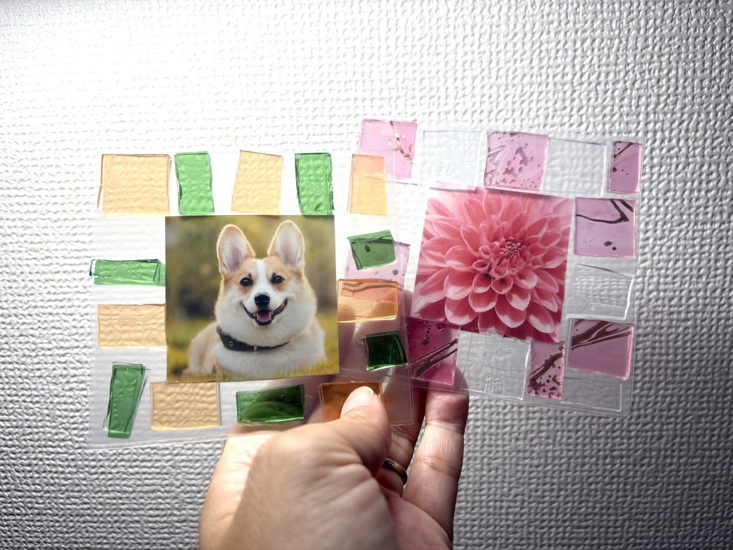 好きな写真を入れてオリジナルコースターが完成！