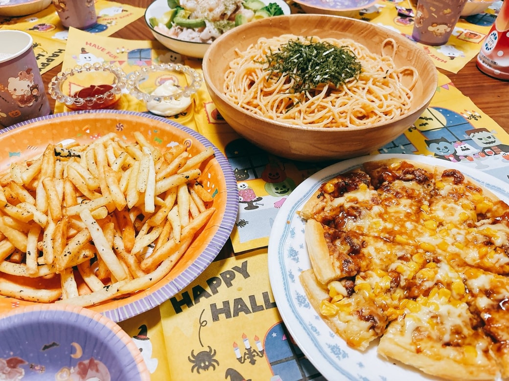 昨年つくったハロウィンのパーティ料理