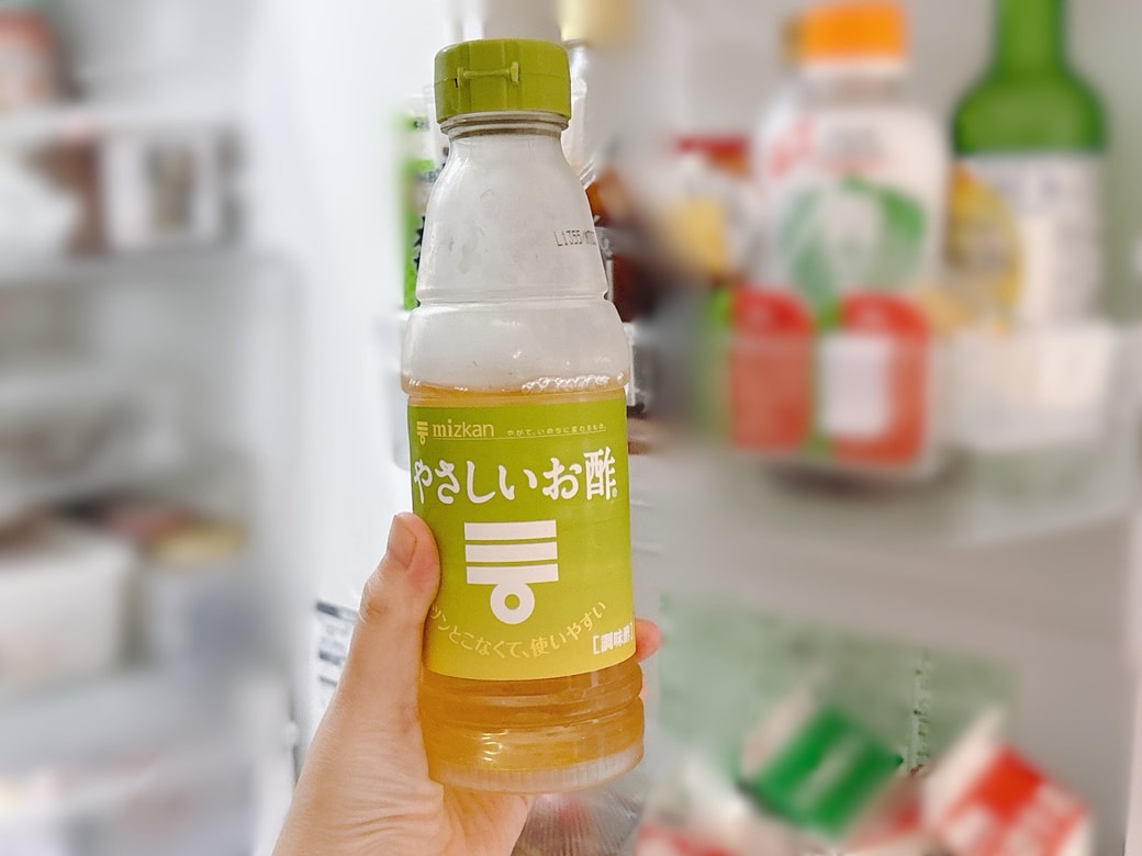 酢は使いやすいものが1本あれば十分