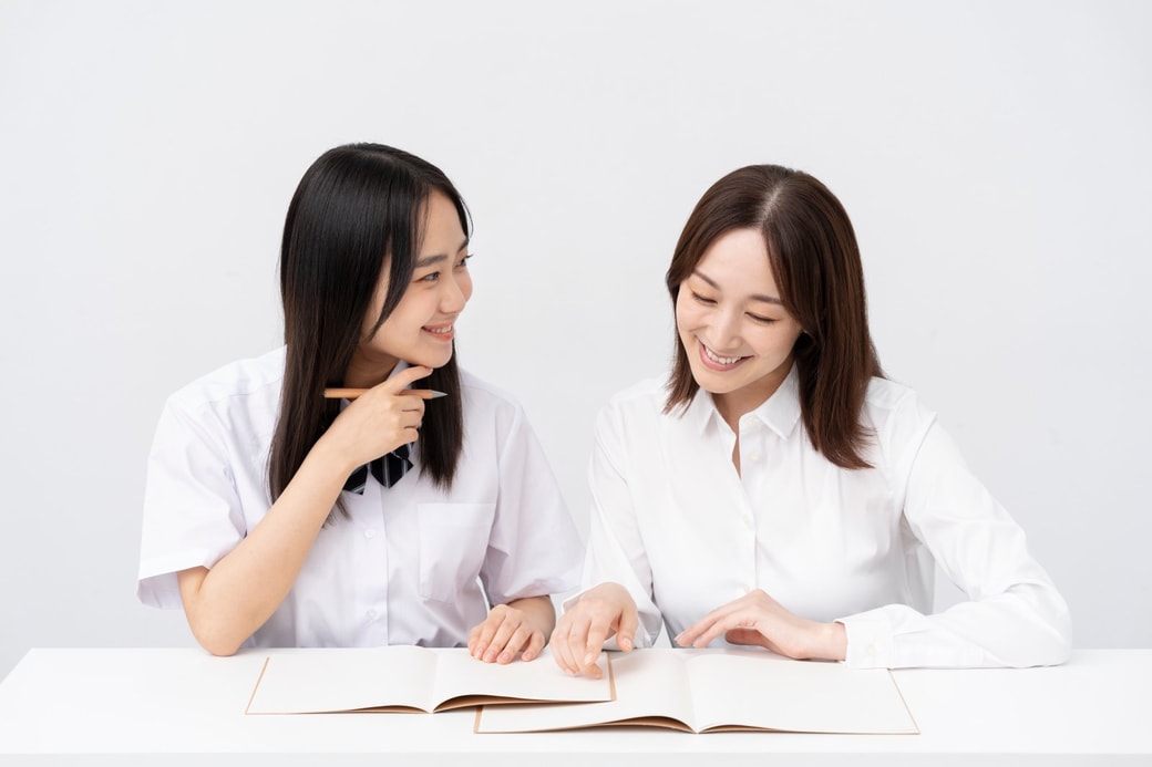 準備する親子