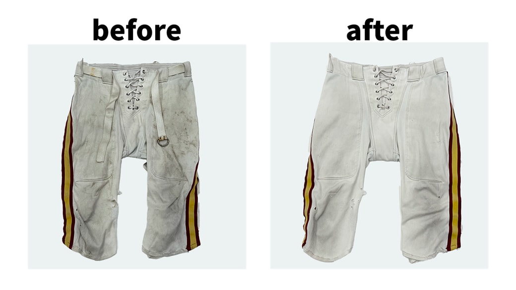 アメフトのユニフォームBefore/After