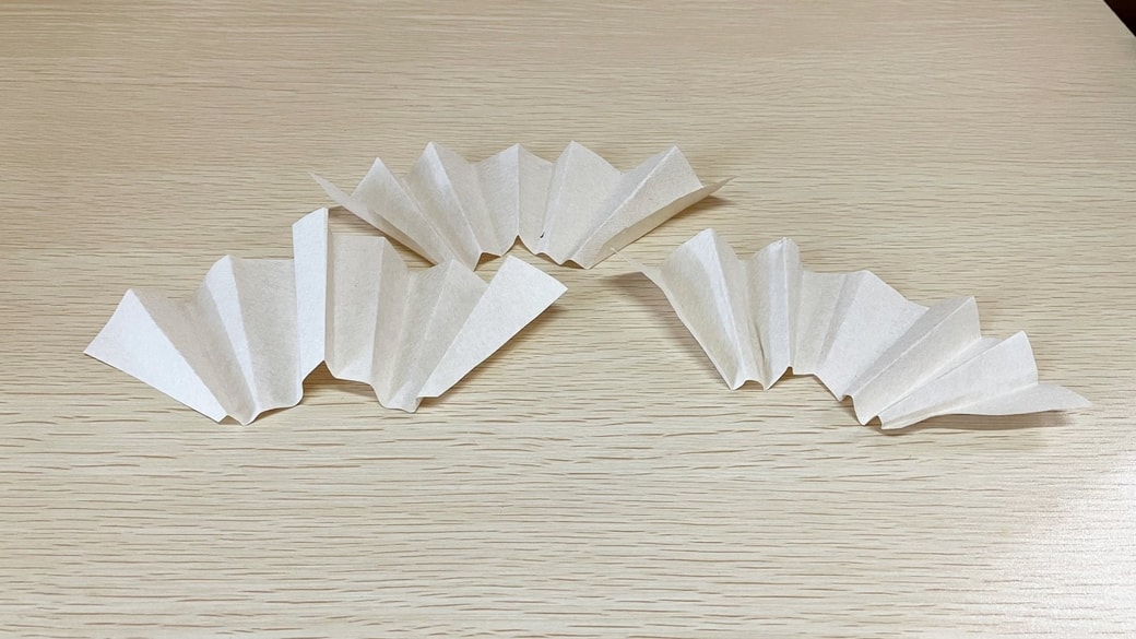 ３つのコーヒーフィルター