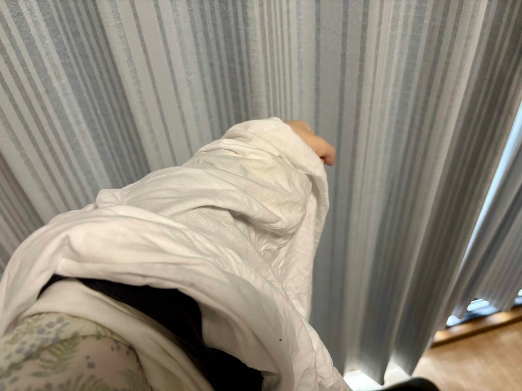 まとめて腕に通す