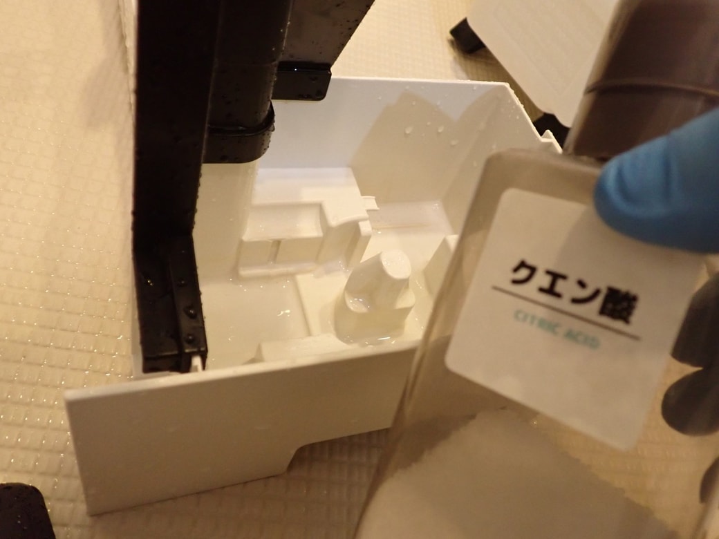 空気清浄機の水タンクやトレイ