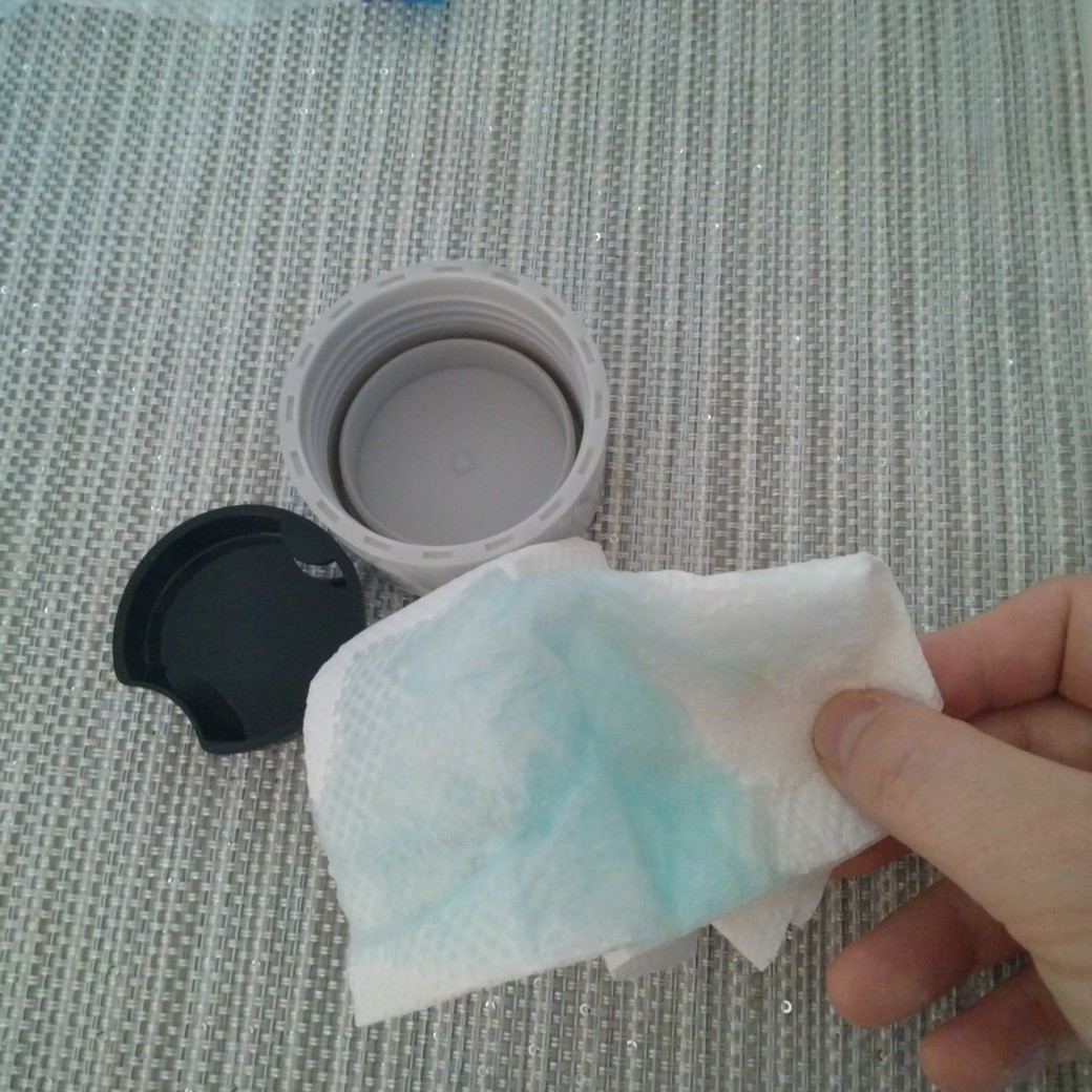 洗剤とマイボトルの部品