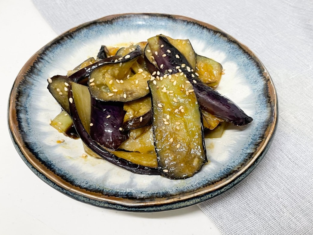 なすのスパイス炒め