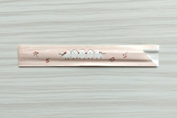 ピンクの箸袋
