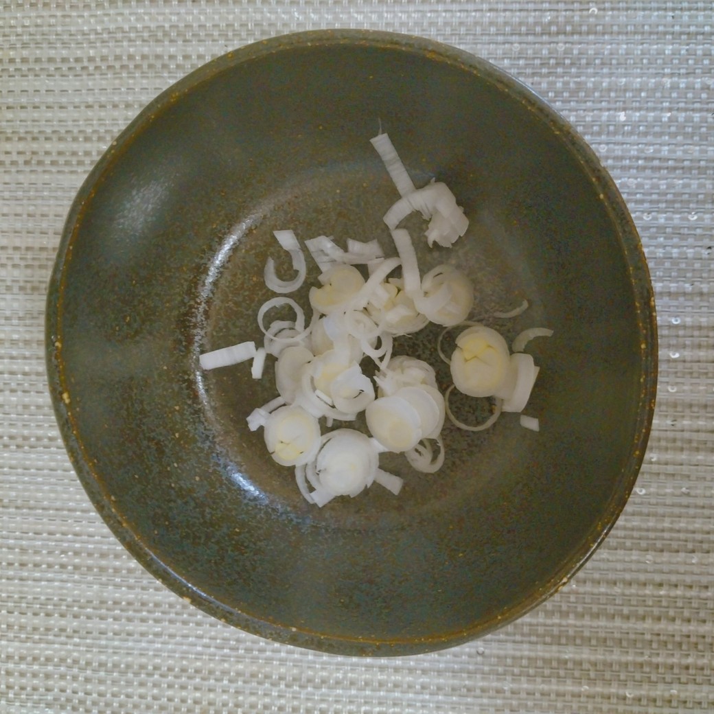長ネギのみじん切り