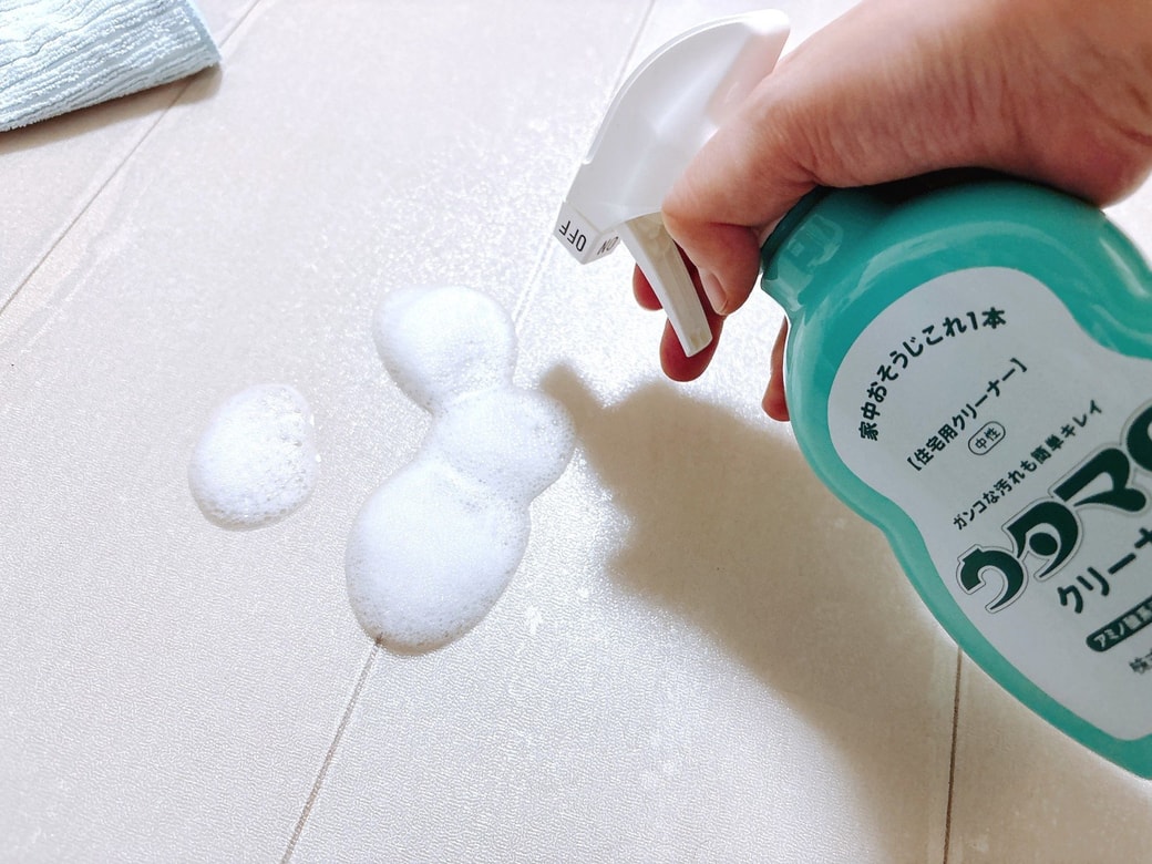 ヌメヌメが残る原因①ウタマロクリーナーの使いすぎ