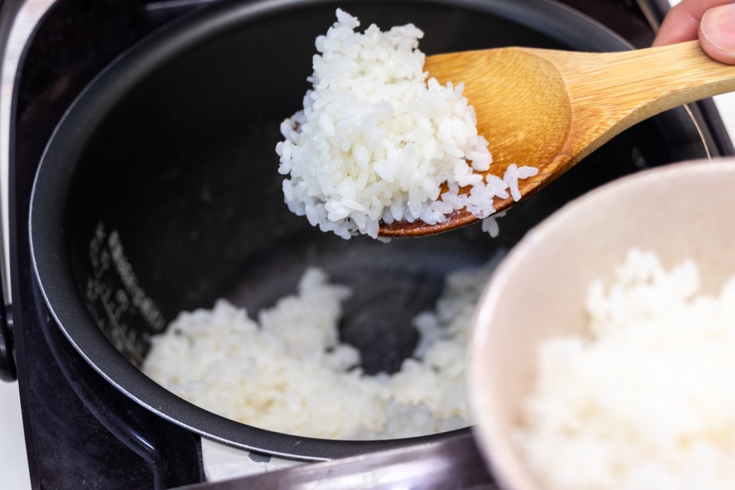 炊飯器で炊いたごはん