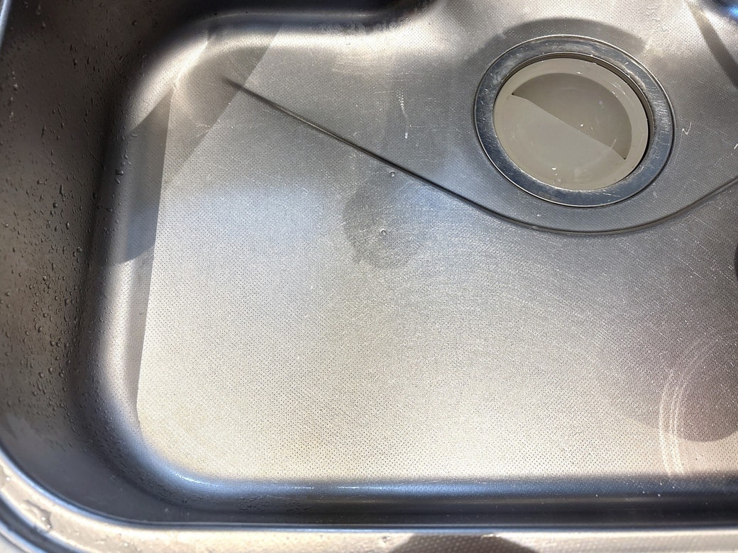 掃除後のシンク