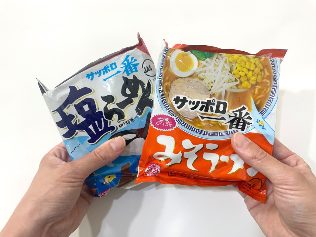 ストックしやすい袋麺