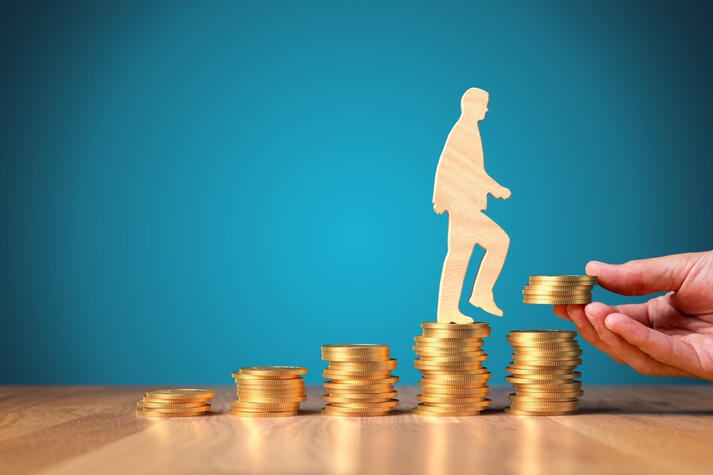 上がる給与のイメージ