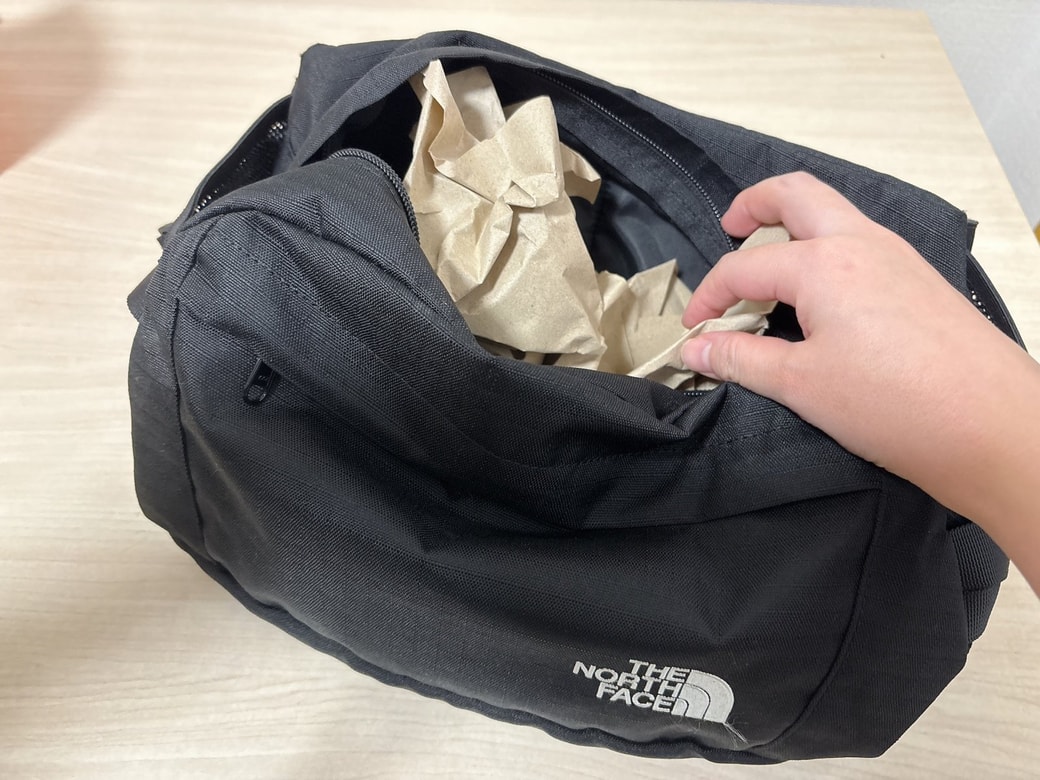 かばんの型崩れ防止