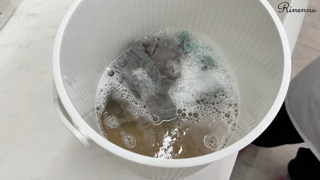 バスタオルの蓄積した汚れ